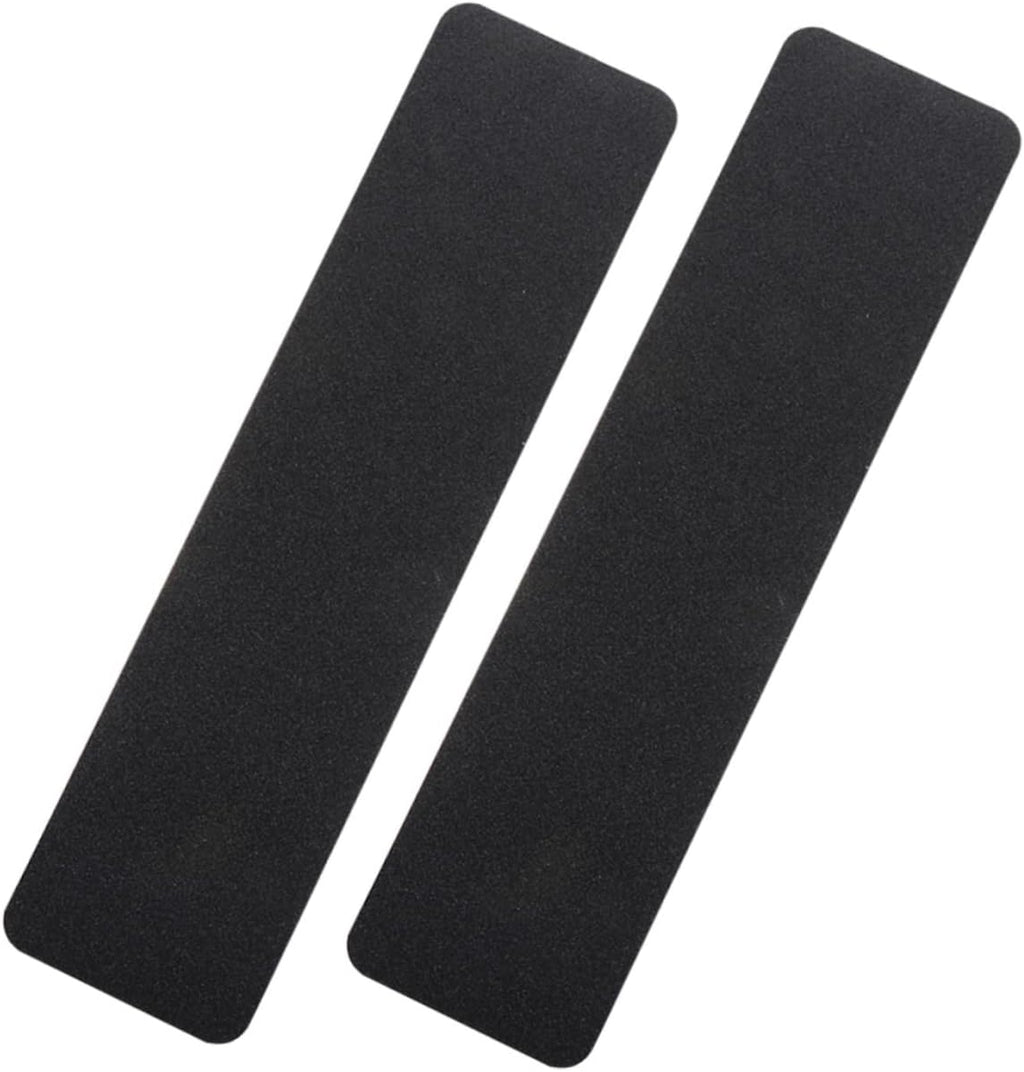 Black PVC Anti Slip Tape Strips 2pcs for Pools and Treads