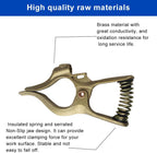 300-Amp T-Style Welding Ground Clamp Brass, 2-Pack