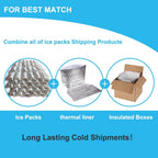 Dry Ice Packs for Shipping, 24 Sheets