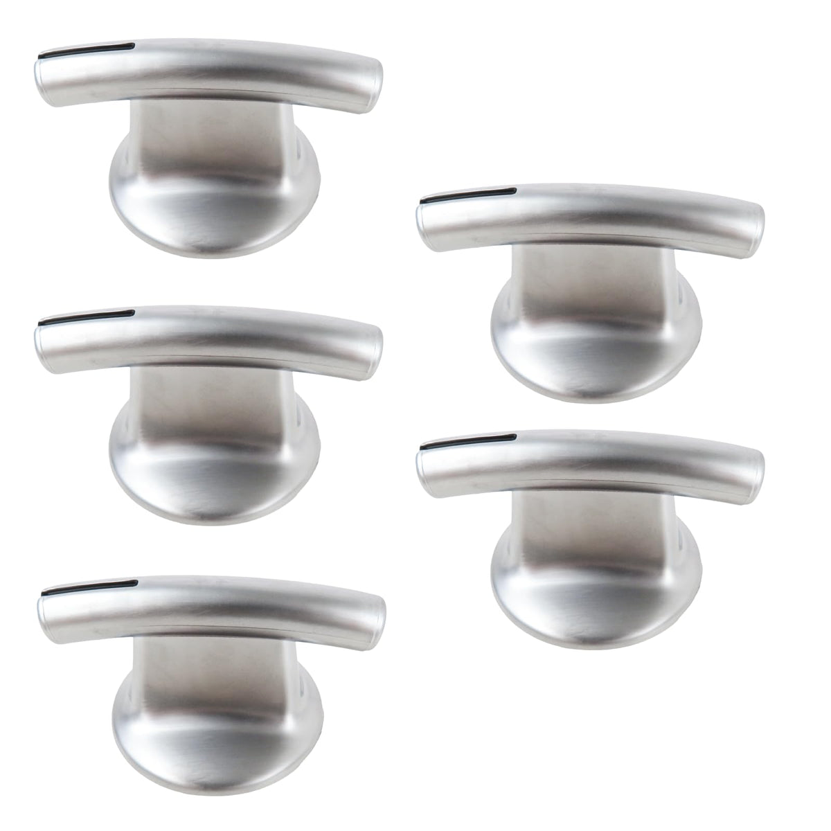 Bryzantine 5pcs 74007918 Burner Knobs, Stove Burner Control Knobs Cooktop Range Knobs for Jenn Air JEC9530ADS, JEC8430ADB, JEC8430ADF, JEC8430ADN, JEC8430ADS, JEC8430ADW