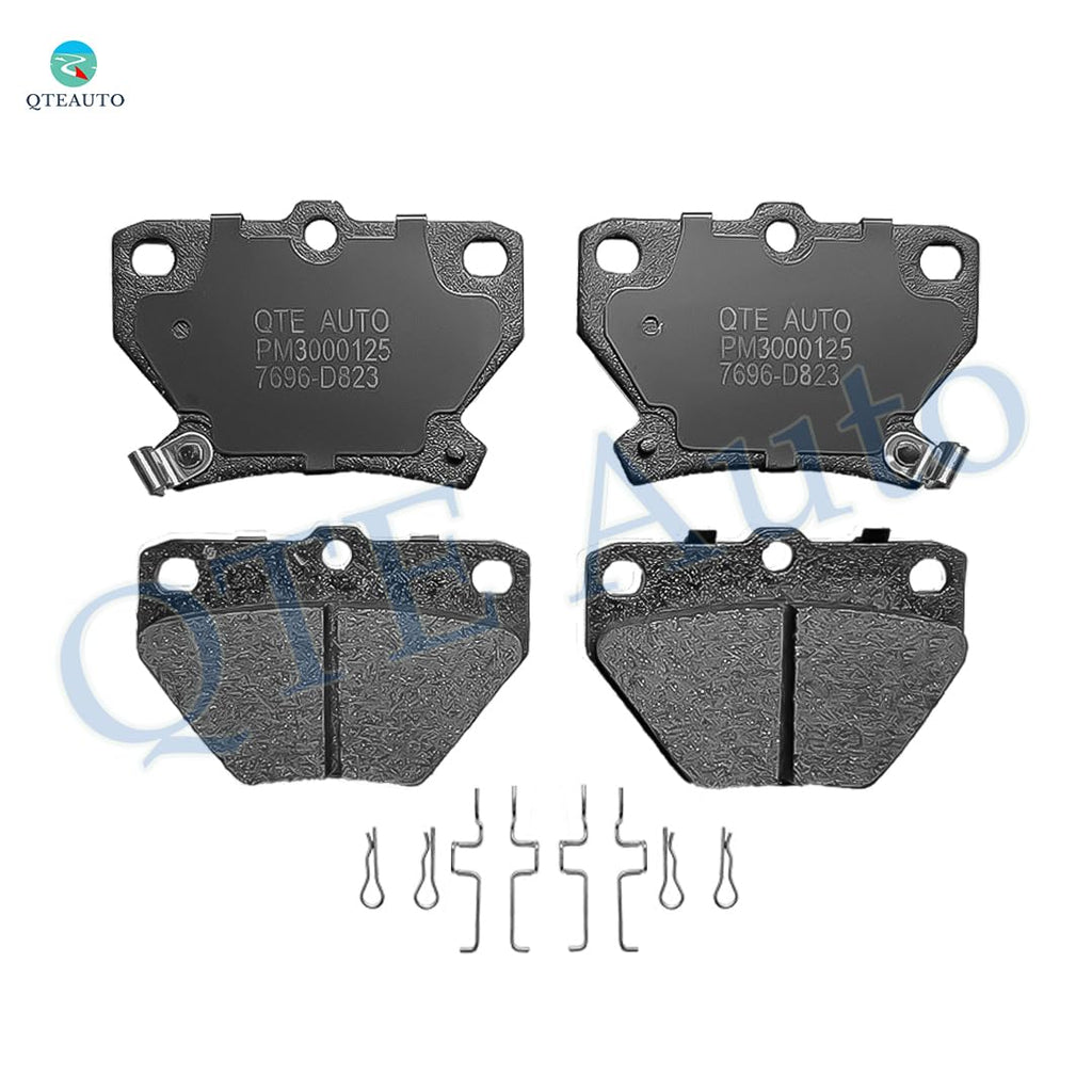 PM Auto Set of 8 Front-Rear Ceramic Brake Pad Replacement For 2003-2006 Pontiac Vibe Base GT