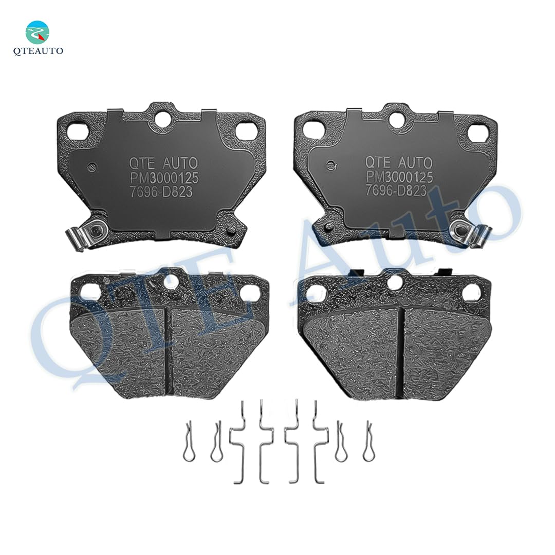 PM Auto Set of 8 Front-Rear Ceramic Brake Pad Replacement For 2003-2006 Pontiac Vibe Base GT