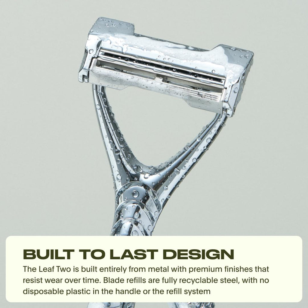 Leaf Two Kit - Two-Blade Safety Razor Set - Black