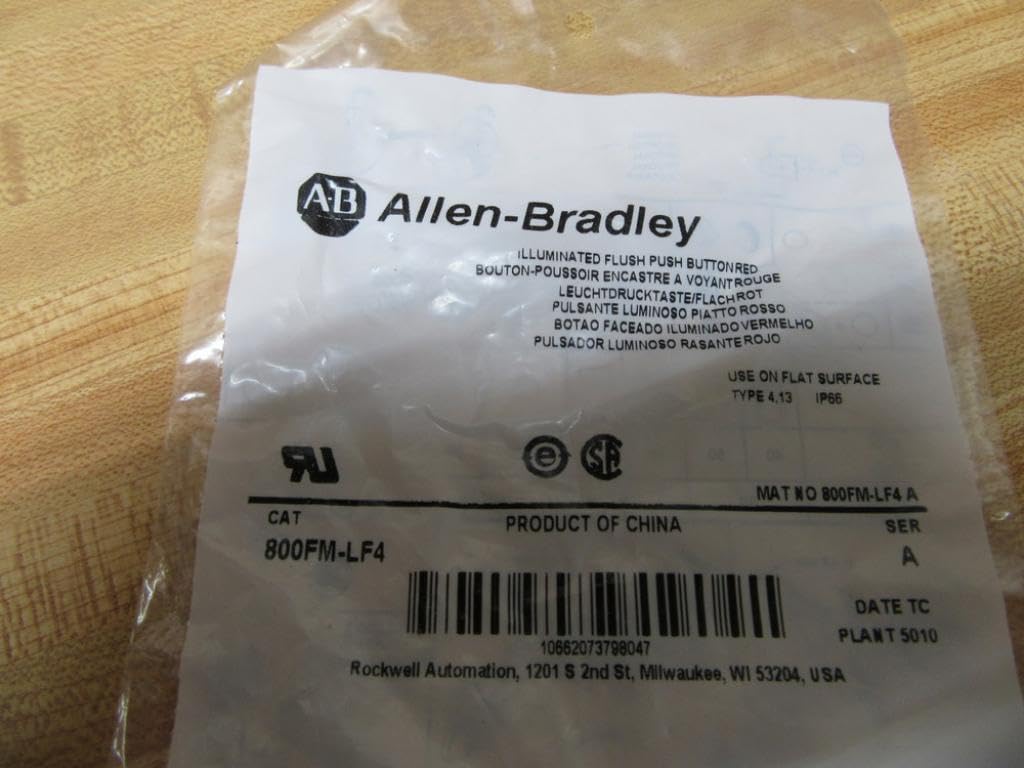ALLEN BRADLEY 800FM-LF4 PUSHBUTTON