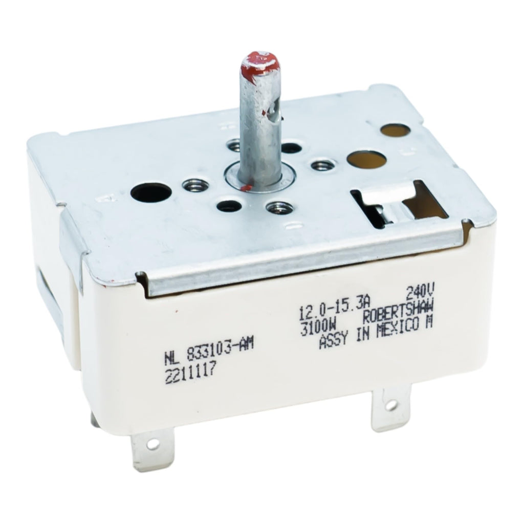 Robertshaw Whirlpool Range Burner Infinite Cooktop Switch for W10244639