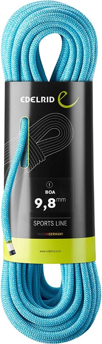 Boa 9.8mm Dynamic Climbing Rope - Blue 70m
