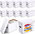 7 Pack Comic Book Storage Boxes, Holds 150-175 Comics