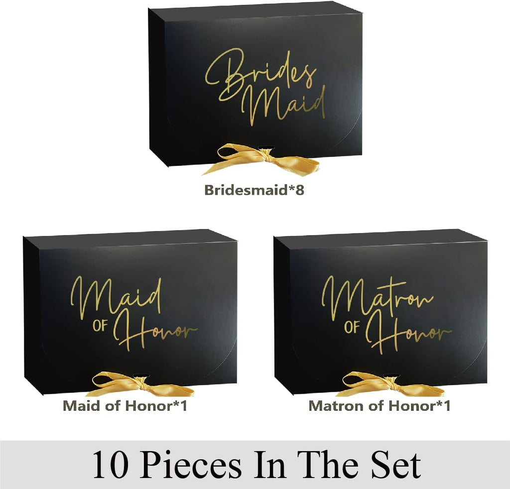 Gift 10 Pack Bridesmaid Boxes Bridesmaid Proposal Boxes,Will You Be My Bridesmaid Box,Maid of Honor Proposal