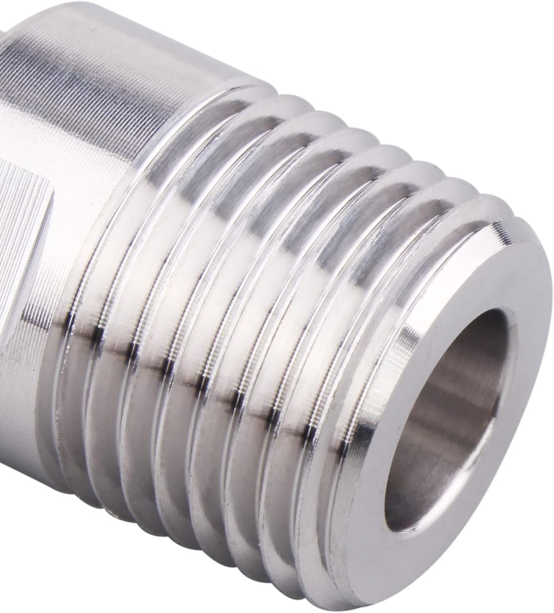 DERNORD 1/2" Tri clamp Adapter to 1/2 inch MNPT Thread Ferrule Sanitary Pipe Fitting