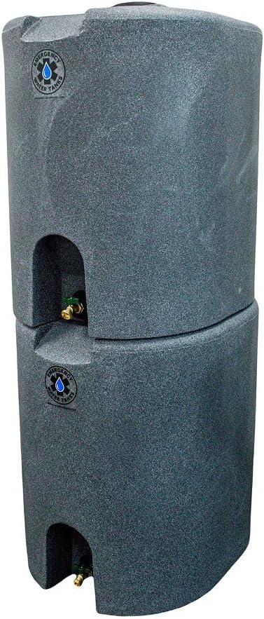 55 Gallon Stackable Emergency Water Storage Tank – Food Grade BPA-Free Water Container for Long-Term Home