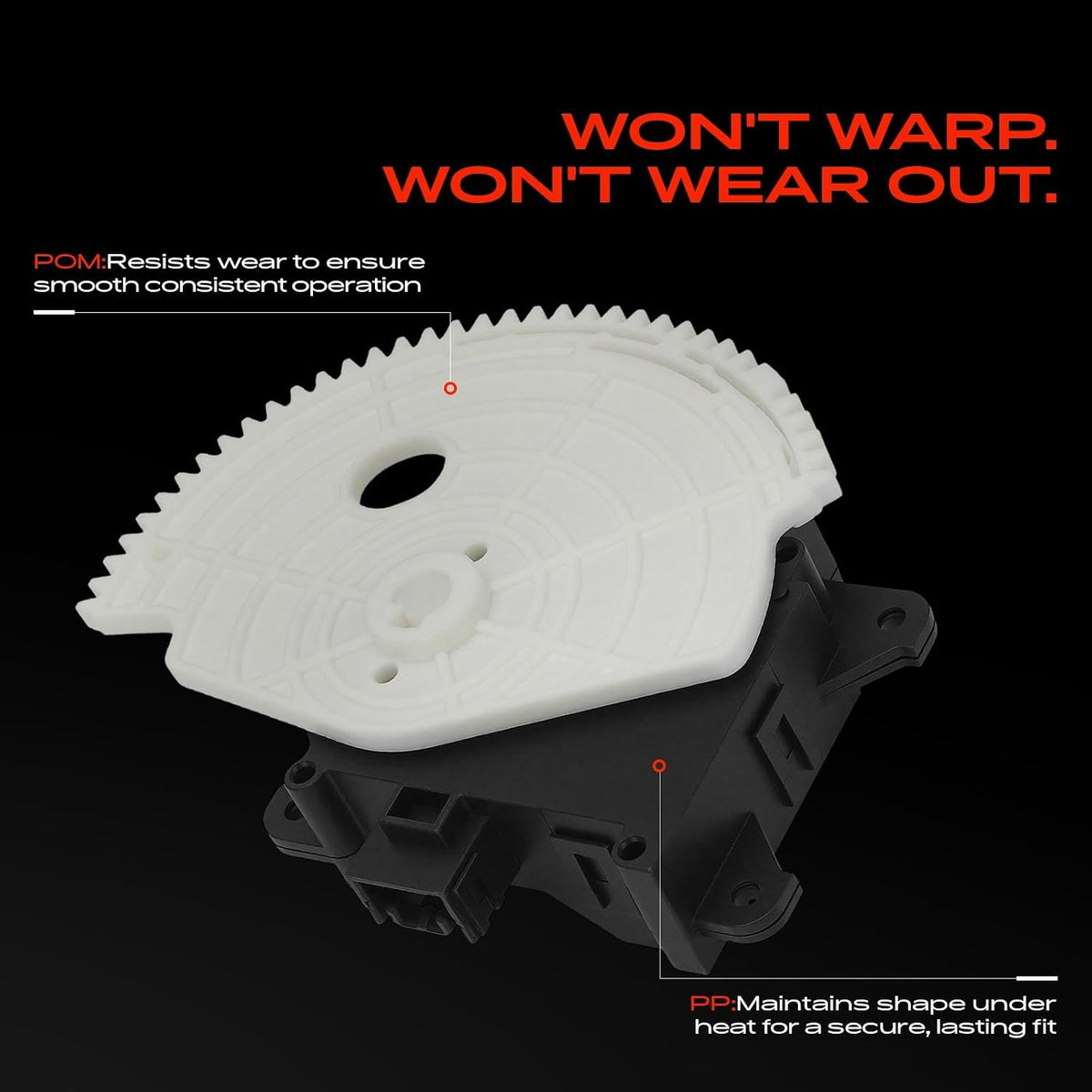 A-Premium HVAC Heater Blend Door Actuator Compatible with Toyota & Lexus