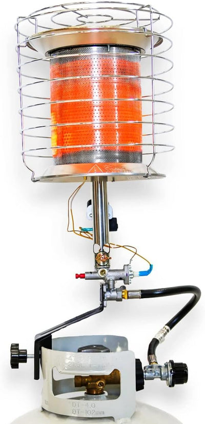 360-Degree Infrared Tank Top Propane Heater - 42,000 BTU - Model# FBDTP360