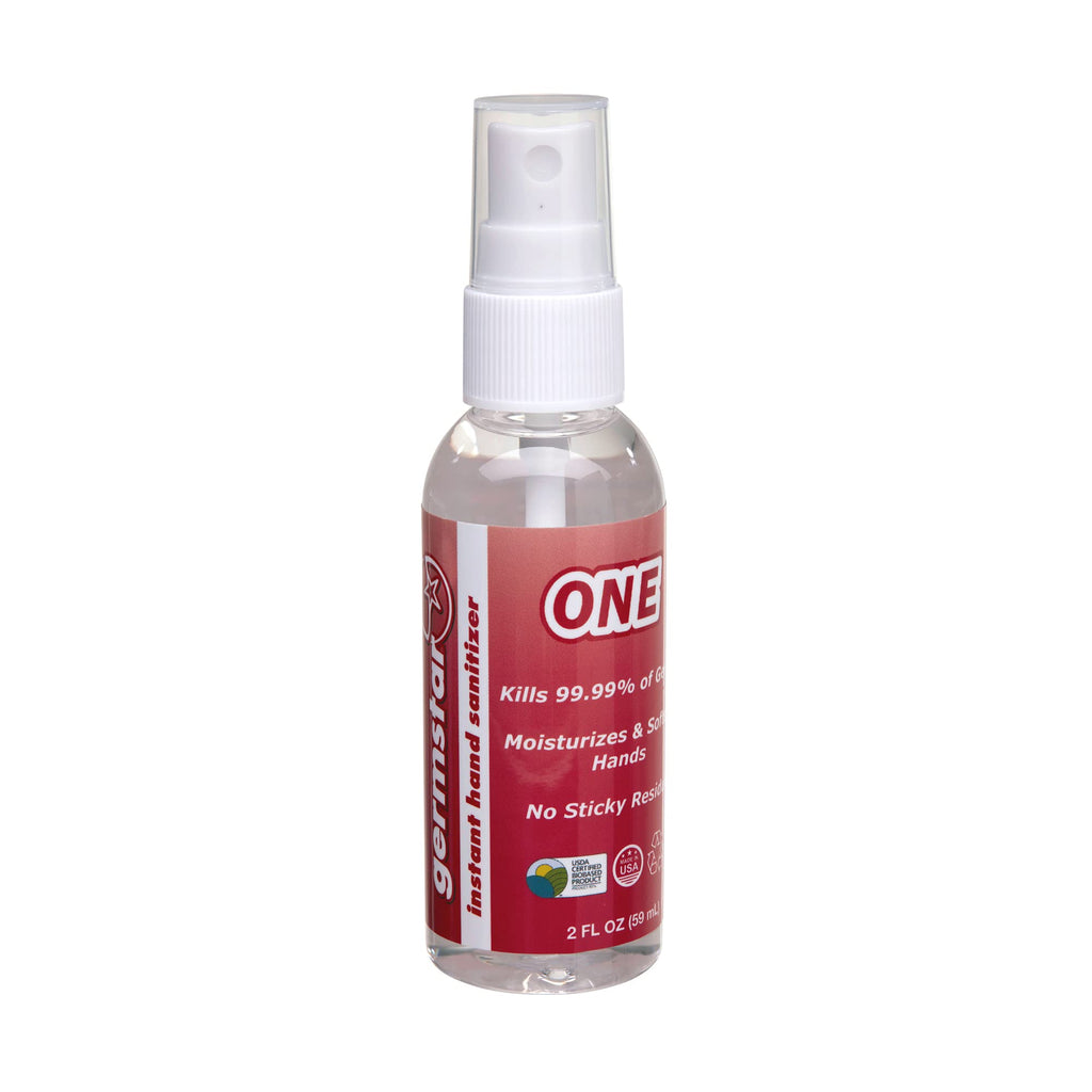 Hand Sanitizer 2oz Spray Bottle - Travel, Everyday use Multi Pack (2oz ONE, 6)