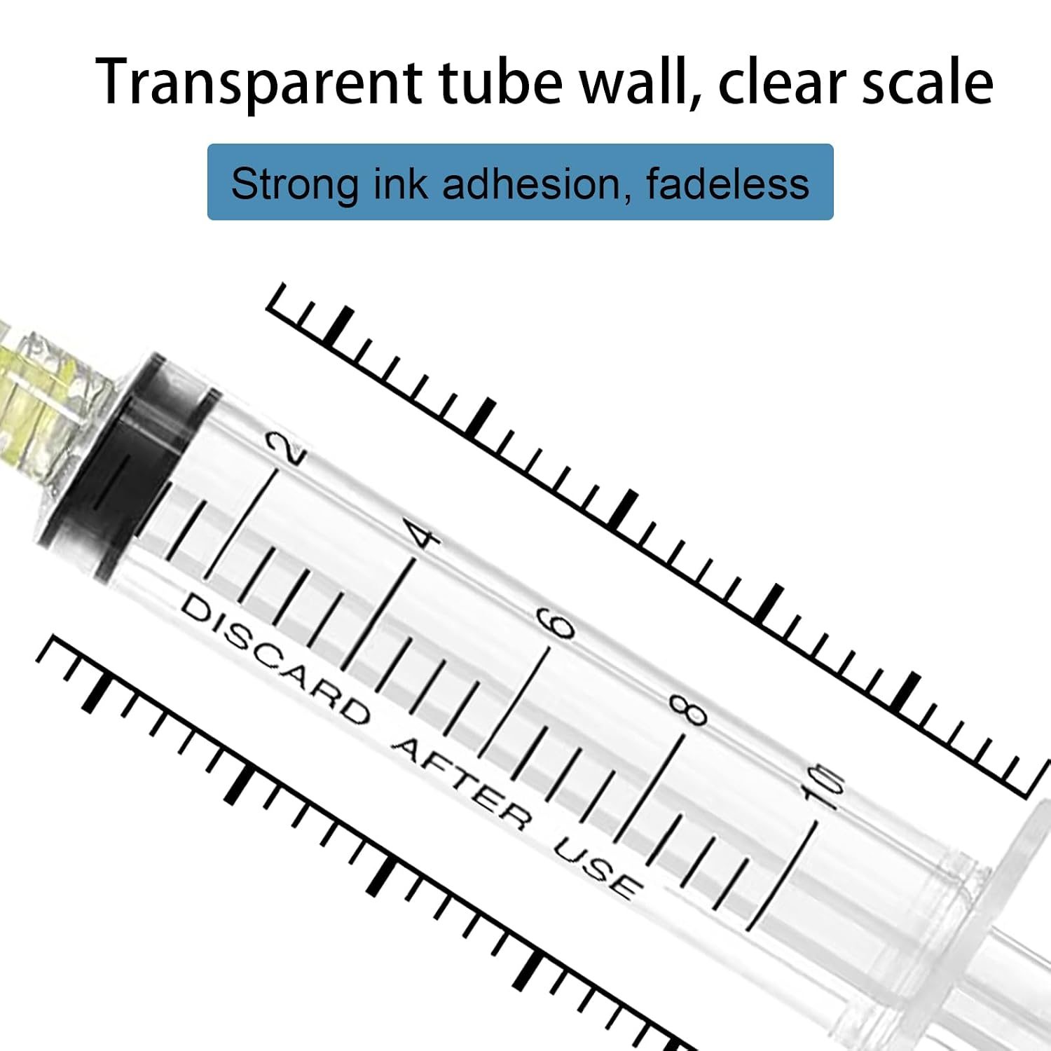 30 Packs 10mL Syringe with Needle 20 Gauge 1.5inch | Luer Lock Refilling Inks Individually Packaged
