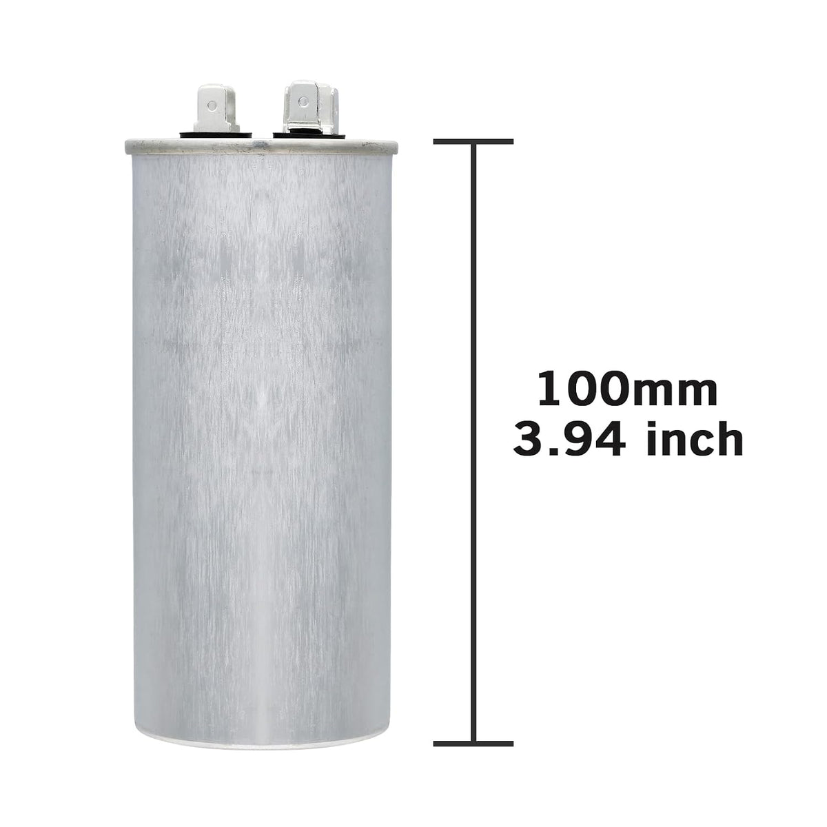VEXUNGA 45uF 45 MFD 370VAC 440VAC 450VAC 50/60Hz CBB65 CBB65B Run Start Capacitor for AC Unit Fan Motor Start or Pool Pump or Air Condenser Straight Cool
