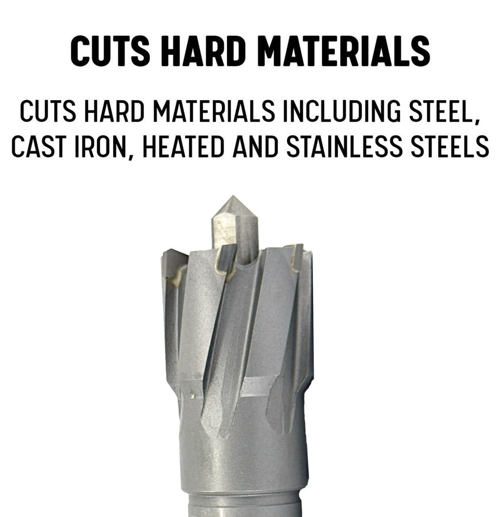 Drill America 9/16" X 1" Carbide Tipped Annular Cutter with Pilot, CTC Series
