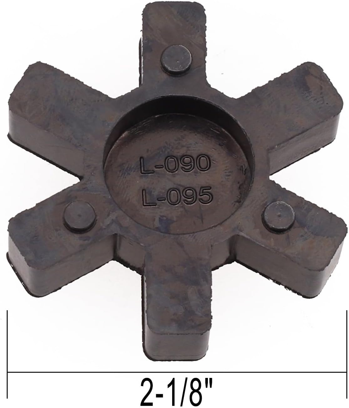 L095 Jaw Coupling Insert, Flexible Urethane Spider, Black 53Mm