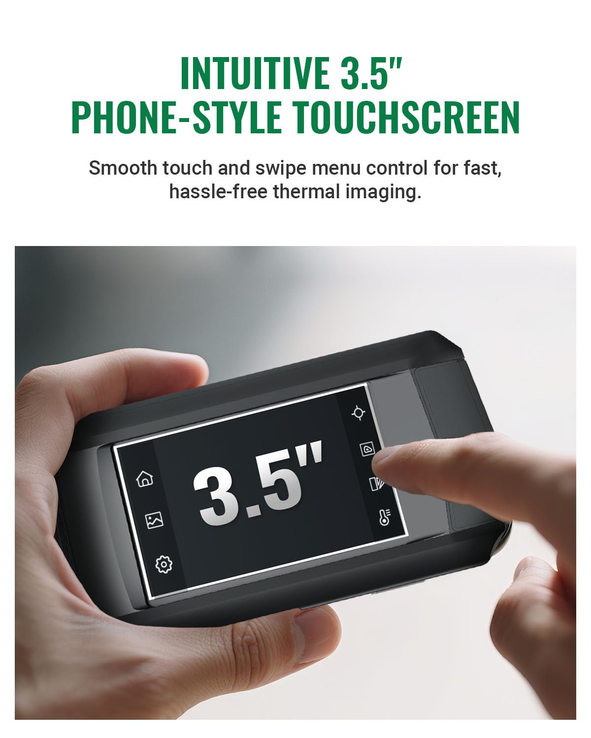 HP96 Thermal Imaging Camera,3.5" Touch Screen, Intelligent Scene Detection