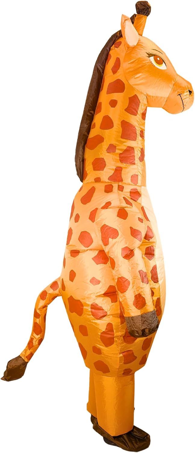 Inflatable Costume Adult, Blow Up Giraffe Costume for Halloween Inflatables Cosplay Party