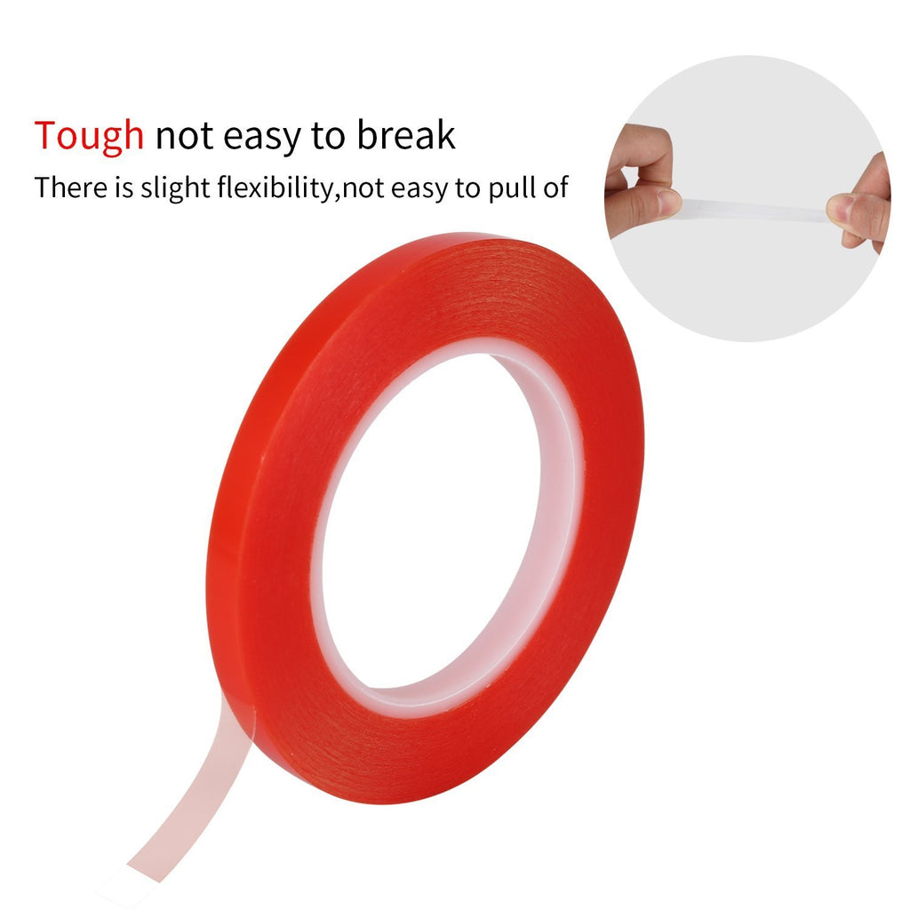 5mm/10mm x 25M Double Sided Transparent Acrylic Tape