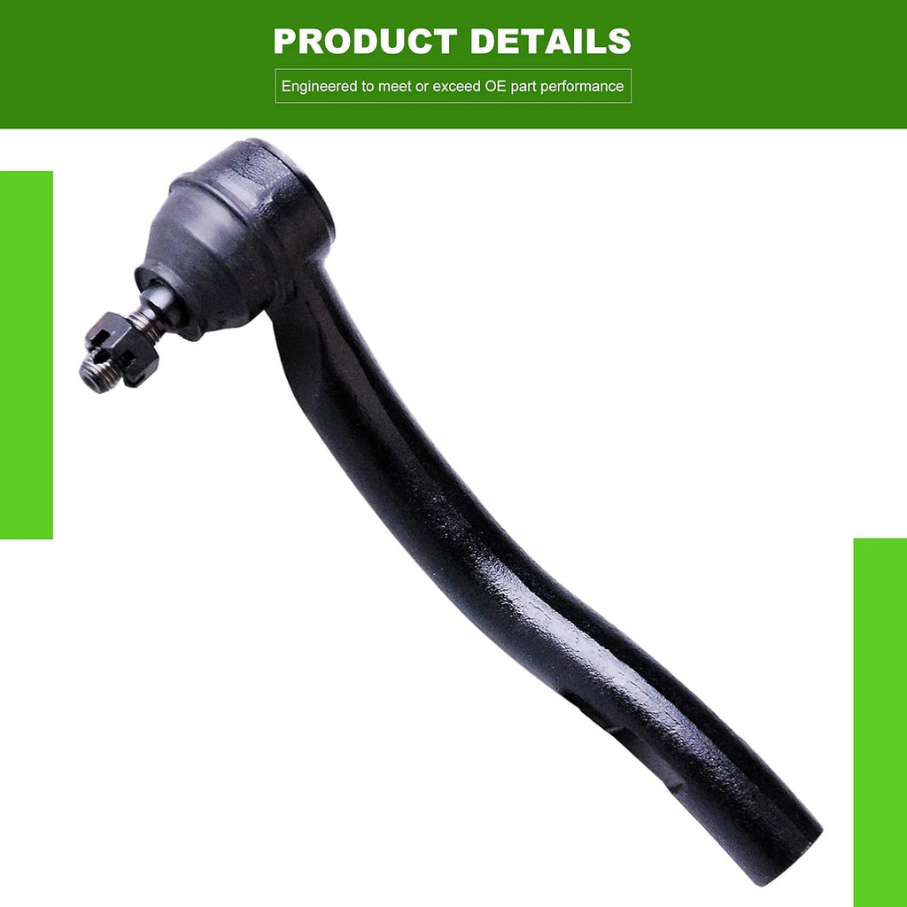 SCITOO 4pcs Front Suspension Kit Inner Tie Rod End Outer Tie Rod End Fit 2003-2007 For Honda For Accord 2.4L 2004-2008 For Acura TSX