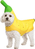 Banana Dog Costume Halloween Cosplay Outfit for Dogs, S