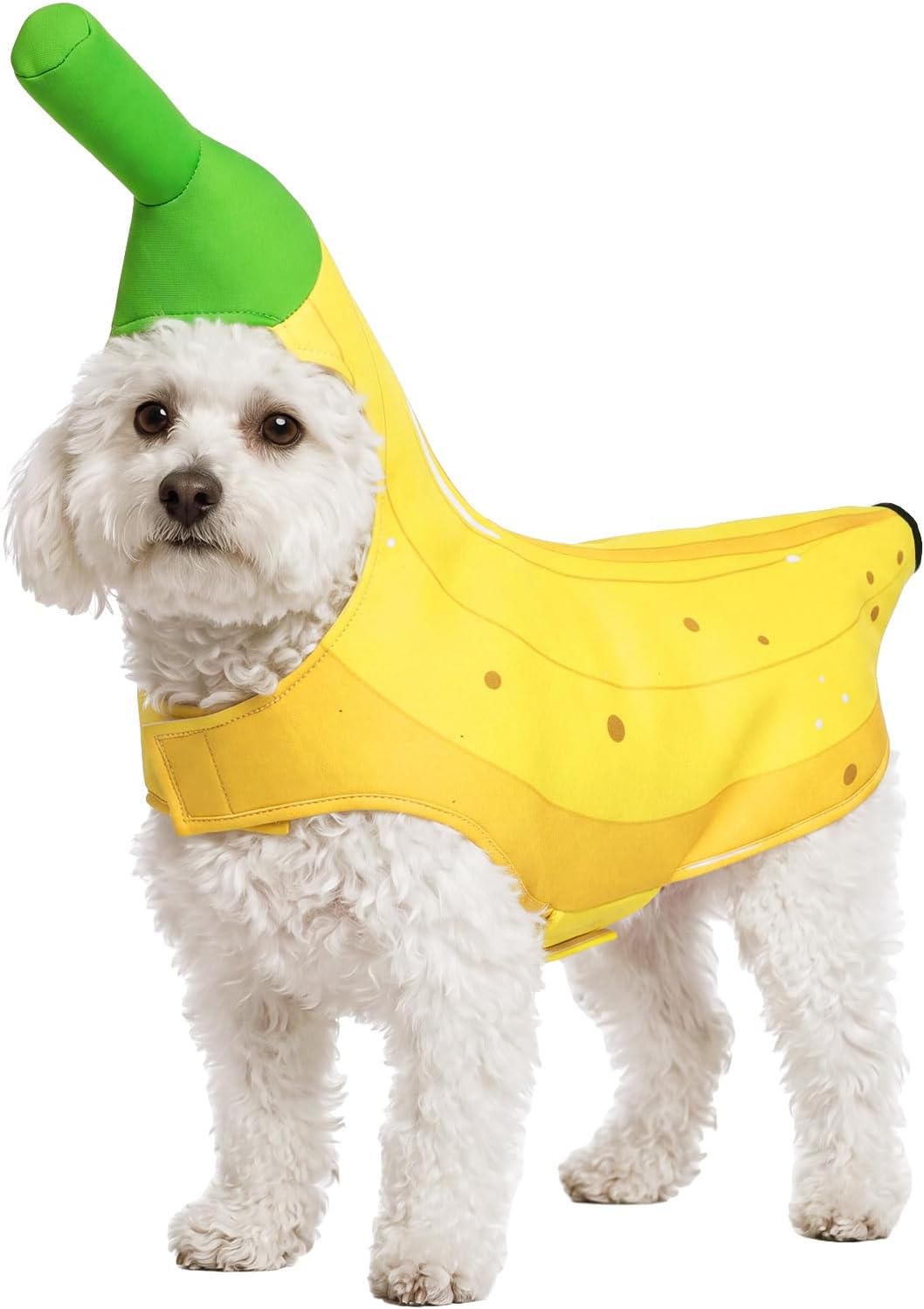 Banana Dog Costume Halloween Cosplay Outfit for Dogs, S
