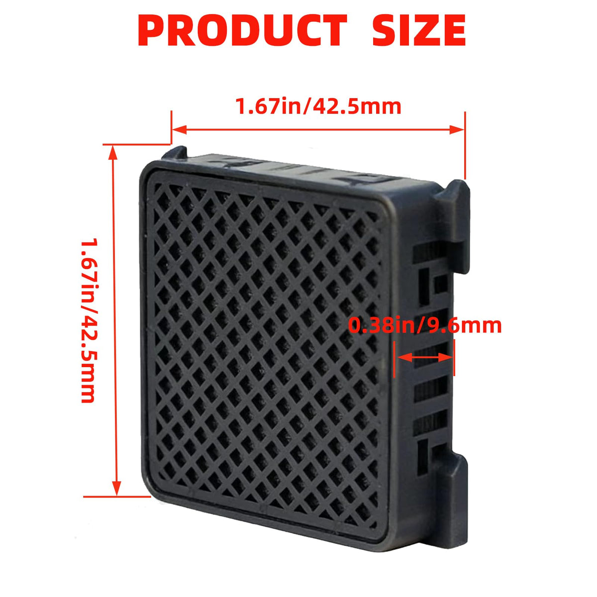 Wnhcrtd Refrigerator Carbon Air Filter, Compatible with Liebherr