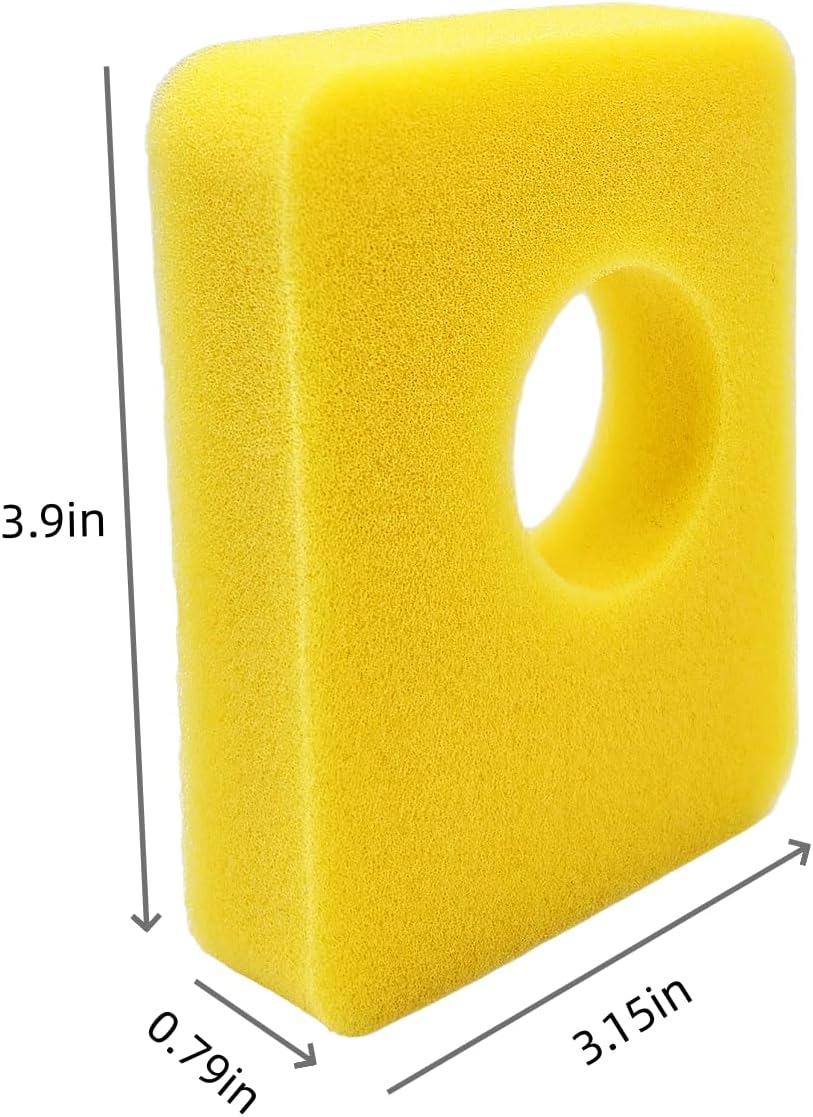 799579 Lawn Mower Air Filter Compatible with B.S 4248, 5434, 799579 Air Cleaner Foam Filter Fits 09P602 09P702 550e-550ex Series 09P000, 08P000 Engine (4Pcs Filter+1Pcs Spark Plug)