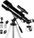70mm 500mm Telescope for Kids & Beginners, AZ Mount Moon Viewing | 70mm 500mm telescope for kids and beginners; fully