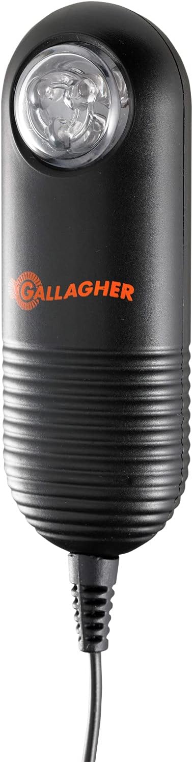 Live Fence Indicator | Detects Electric Fence Energizer Pulse | Visible LED Light Indicator Alert Device That Clips