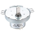 MECCANIXITY Slow Speed Motor JS-50T D-Shaft Gear Electric Motor, 12V DC 50RPM Motor CW/CCW D Shaft DC Motor Large Torque for 3D Printer Filament Rotating Display Stand