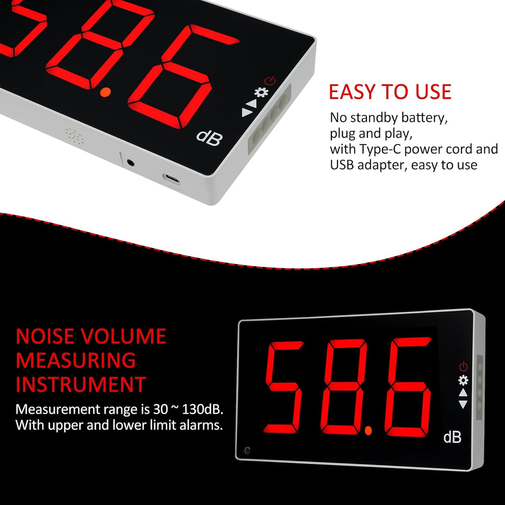 Decibel Meter, Digital Sound Level Meter, dB Meter