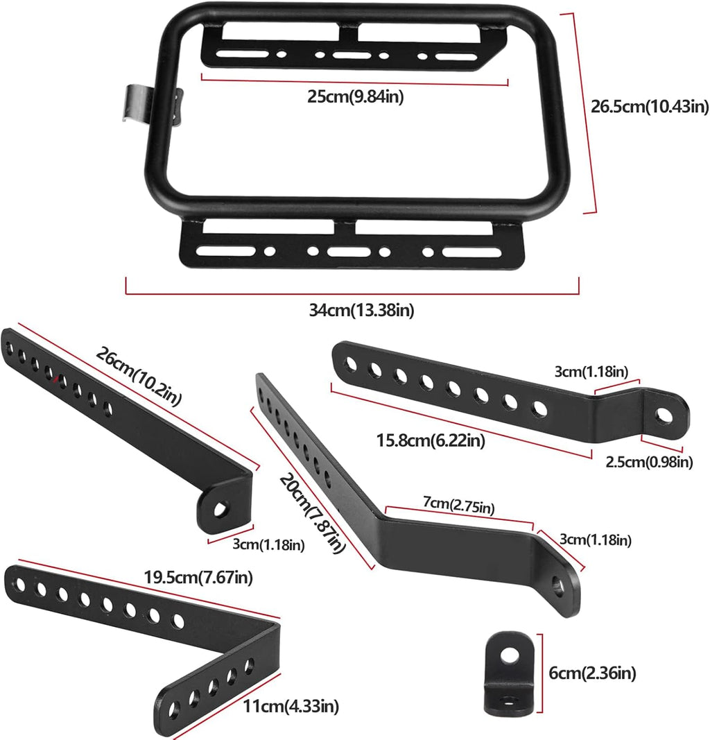Universal Conversion Support Racks Upgrade Detachable Mounting Bracket Kit Aluminum Alloy Support Bar Fit For