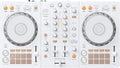 DDJ-FLX4 2-Channel DJ Controller, 16 Pads, White | For learners and improvers in white, 2-channel 2-deck controller
