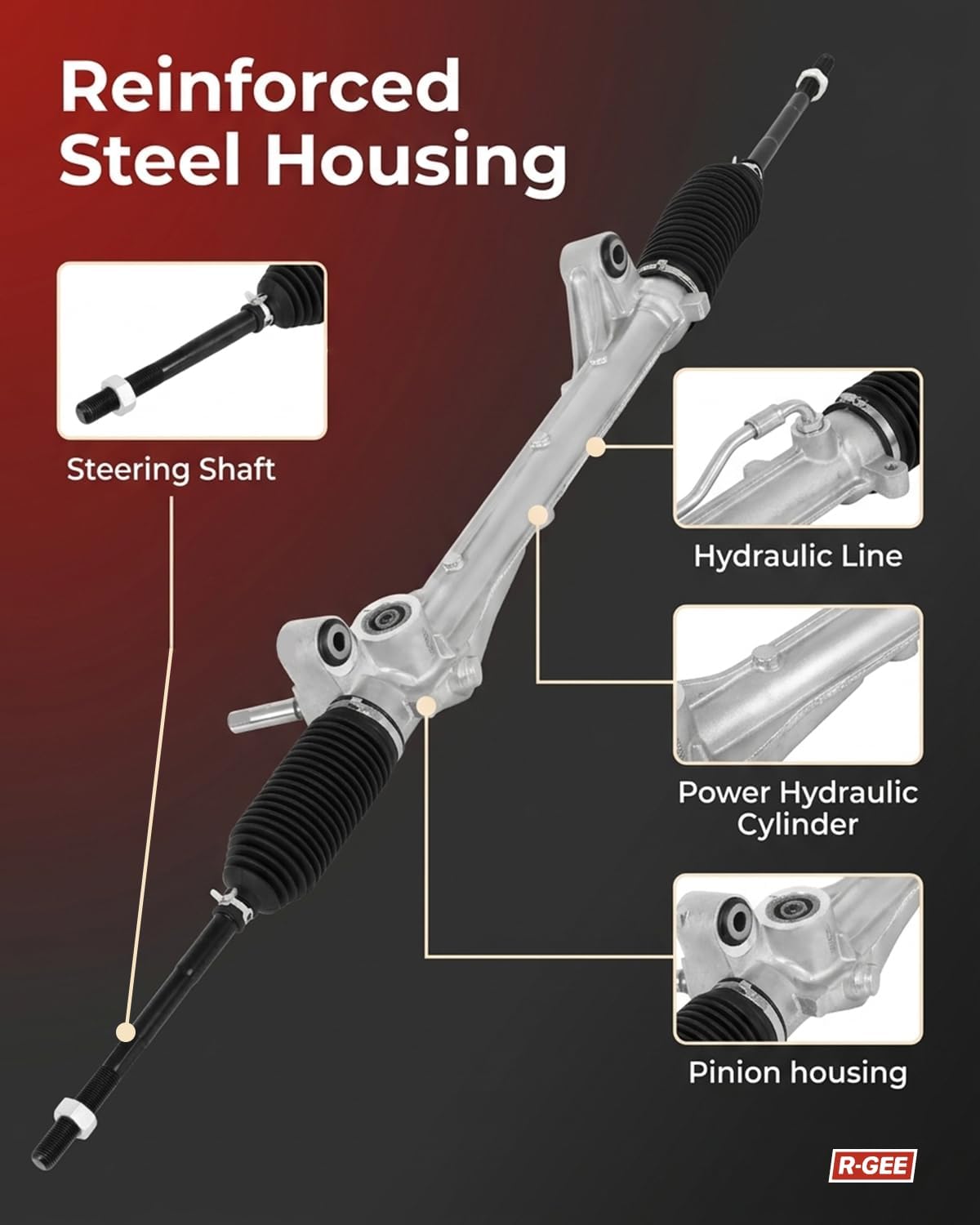 Steering Rack and Pinion Assembly for 2008-2012 Ford Escape