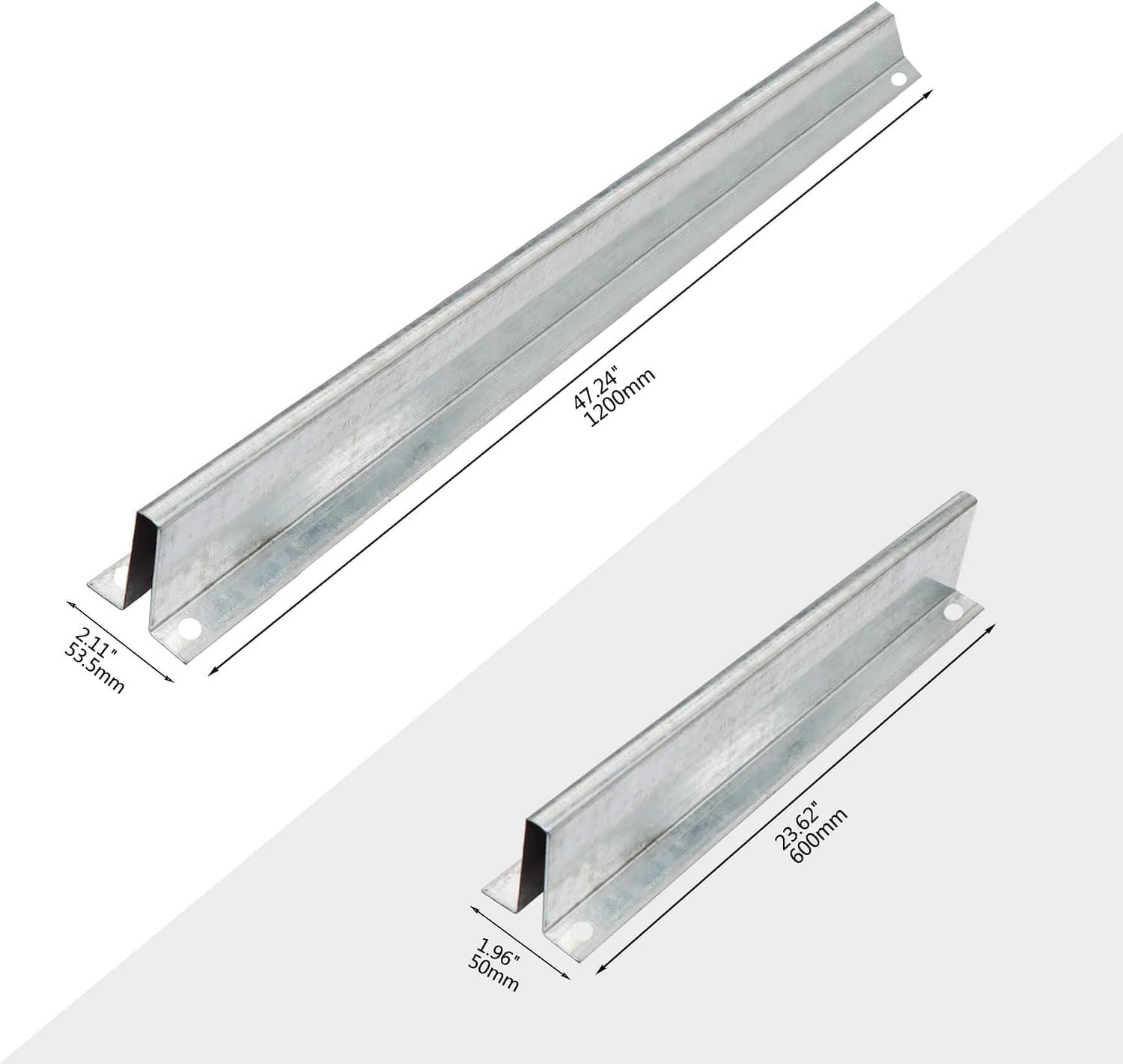 Heavy Duty Garage Door Support Reinforcement Strut Kit for 8FT Garage Door, U-Bar Support Bracket