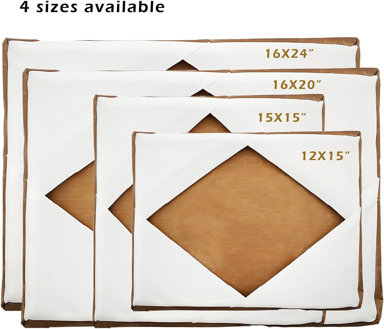 Heat Press Covers16x20, 2 Pcs Set for Top and Bottom Platens Reusable Teflon Sheets Material with 3 Pack PTFE Teflon