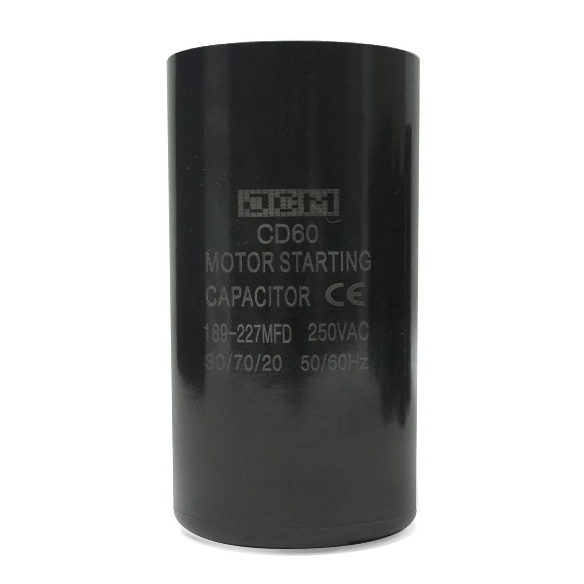JCM CD60 Motor Start Capacitor 189-227 uF MFD 250V AC 50/60Hz Round