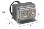 Lee Electric MG Electronics 598 Multi-Tap Transformer (8V / 16V / 24V AC, 30VA) for Doorbell, Intercom, Ring & Security Systems (Pacific, Jeron, TekTone)
