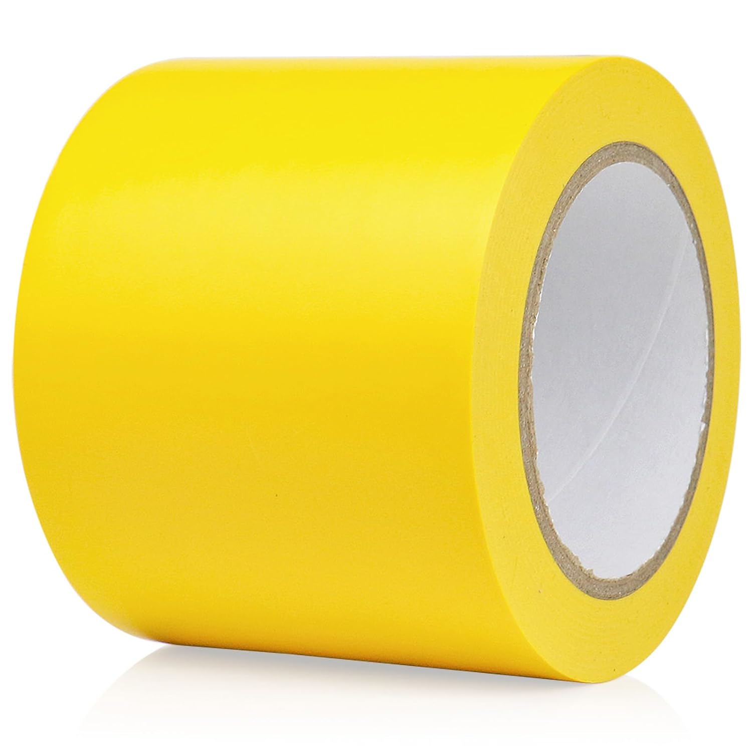 Floor Marking Tape 4 Inch x 108FT Yellow Warning Safety Stripe Tape for Walls, Floors, Pipes, Warterproof Caution