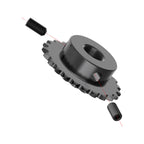 FOCMKEAS 25 Tooth Roller Chain Sprocket, 25 Chain, 16mm Bore