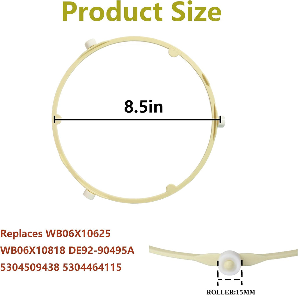 Microwave Turntable Support Roller Ring, Compatible with Samsung/GE/Frigidaire/Whirlpool/Maytag/Kenmore, Replaces