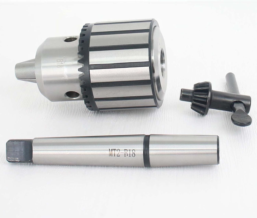 1/32"- 5/8" Drill Chuck with MT2 Shank | #2 Morse Taper Arbor (B18)