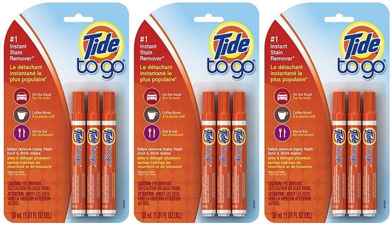 to Go Instant Stain Remover Liquid Pen,Pack of 9