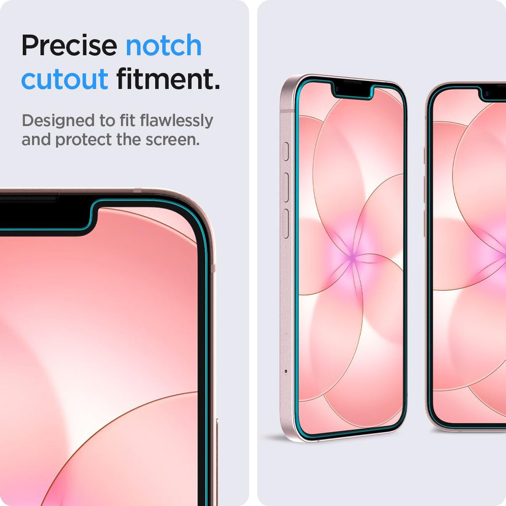Tempered Glass Screen Protector [GlasTR EZ FIT] designed for iPhone 17e / iPhone 16e / iPhone 14 / iPhone 13