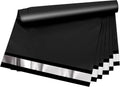 Poly Mailers 10 x 13 Inch, 25 Count, Black 2.4 Mil Self-Seal Bags