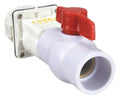 ZOELLER 2" Check Valve with Ball Valve and Union, PVC, Socket Connection Type