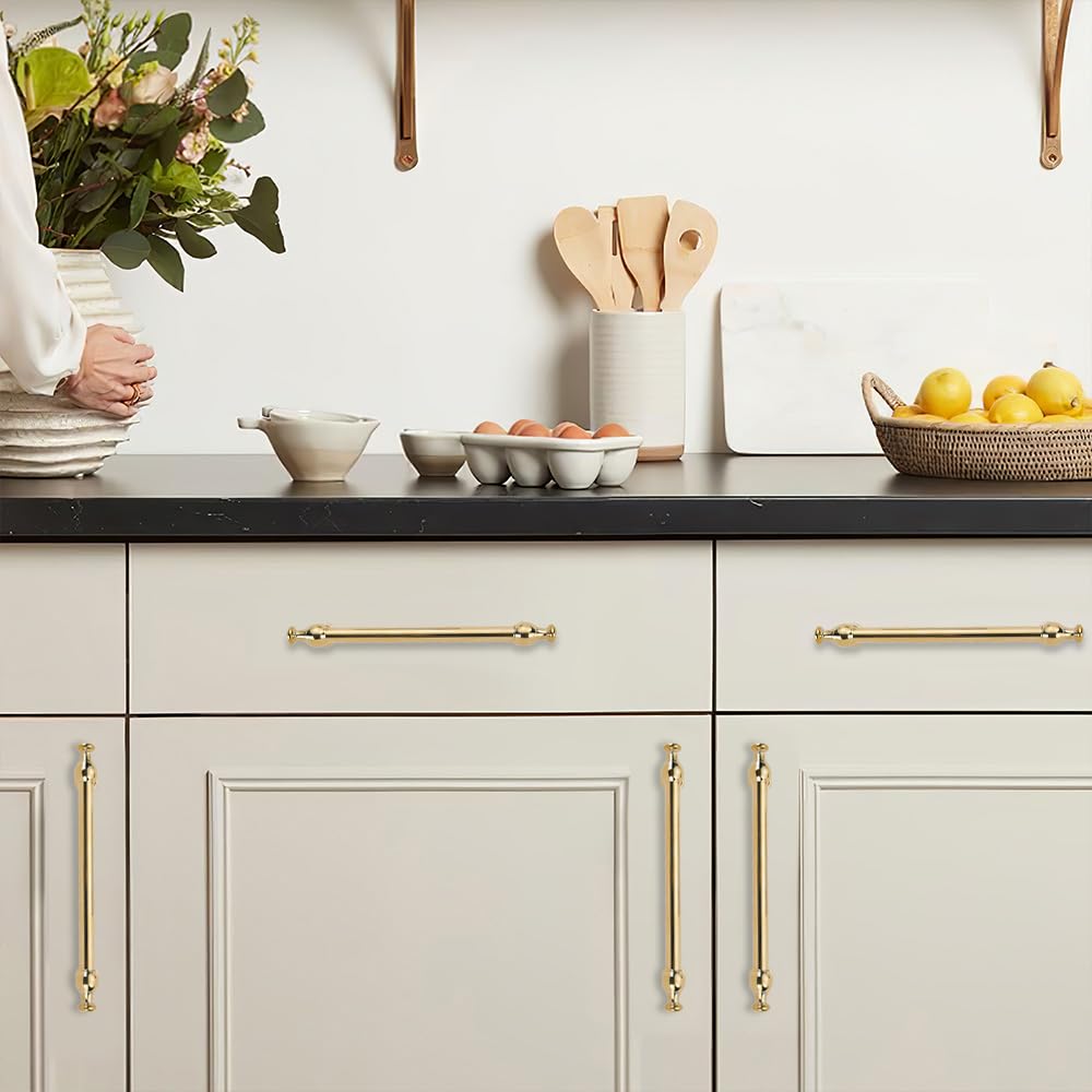Handmade 100% Solid Real Brass Unlacquered Brass Cabinet Pulls