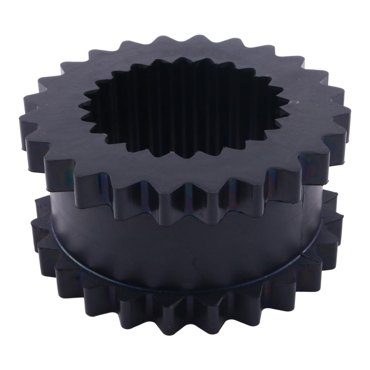 Demfec Coupling Sleeve Elastomer 9JE Compatible with S-Flex series, Solid Design, 6" OD, 3" Elastomer Length,1800 in-lbs Nominal Torque